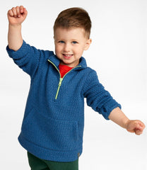 Toddlers' Ridgeknit Pullover, Glow-in-the-Dark Quarter-Zip | L.L.Bean sale