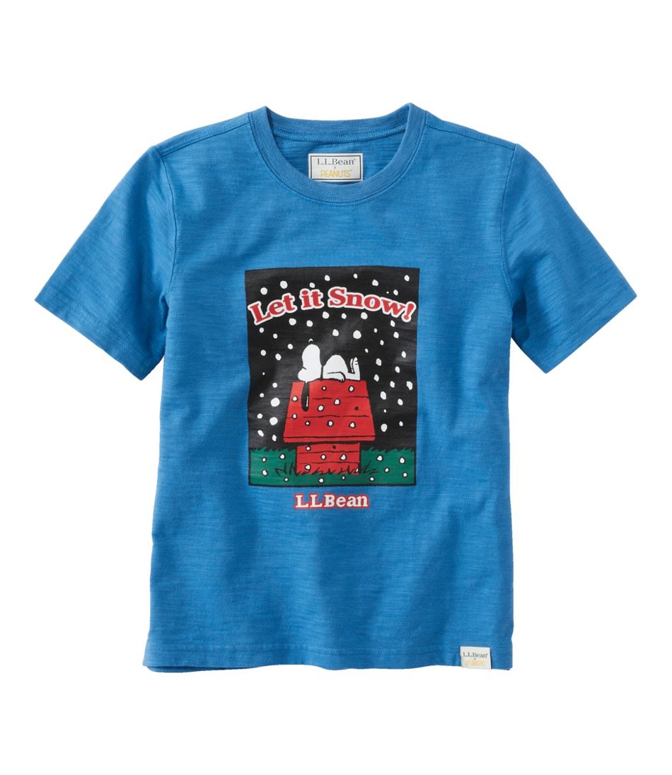 Kids' L.L.Bean x Peanuts Short-Sleeve Tee | L.L.Bean for sale