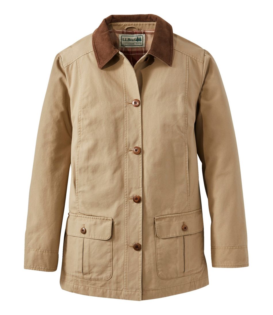 Women's Adirondack Barn Coat, Flannel-Lined | L.L.Bean for sale