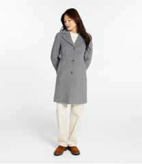 Women's Classic Lambswool Polo Coat, Three-Quarter Length | L.L.Bean outlet