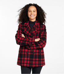 Women's Classic Lambswool Peacoat, Pattern | L.L.Bean near me