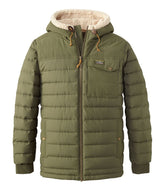 Men's Mountain Classic Down Hooded Jacket, Sherpa-Lined | L.L.Bean on sale
