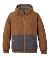 Men's Insulated 3-Season Bomber Hooded Jacket, Colorblock | L.L.Bean online