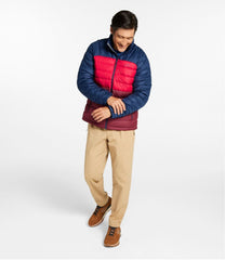 Men's Bean's Down Jacket, Colorblock | L.L.Bean on sale