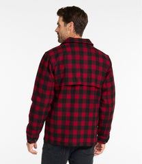 Men's Maine Guide Zip-Front Jac-Shirt with PrimaLoft, Plaid | L.L.Bean outlet