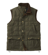 Men's L.L.Bean Upcountry Waxed Cotton Down Vest | L.L.Bean sale