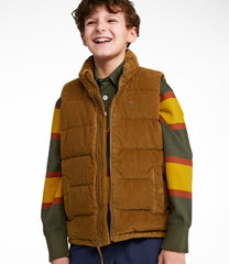 Kids' Bean's Down Corduroy Vest | L.L.Bean online