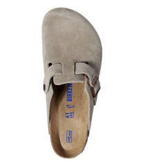 Men's Birkenstock Soft Footbed Boston Clogs, Suede | L.L.Bean outlet