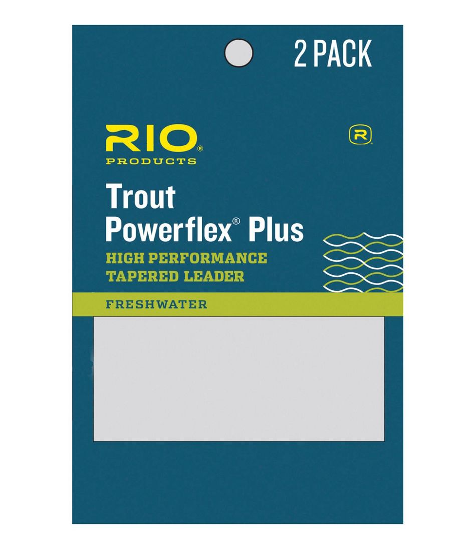 Rio Powerflex Plus 9' Tapered Leaders, 2-Pack | L.L.Bean for sale
