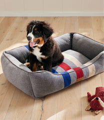 Cabin Stripe Dog Bed | L.L.Bean online