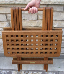 Eucalyptus Folding Side Table | L.L.Bean sale