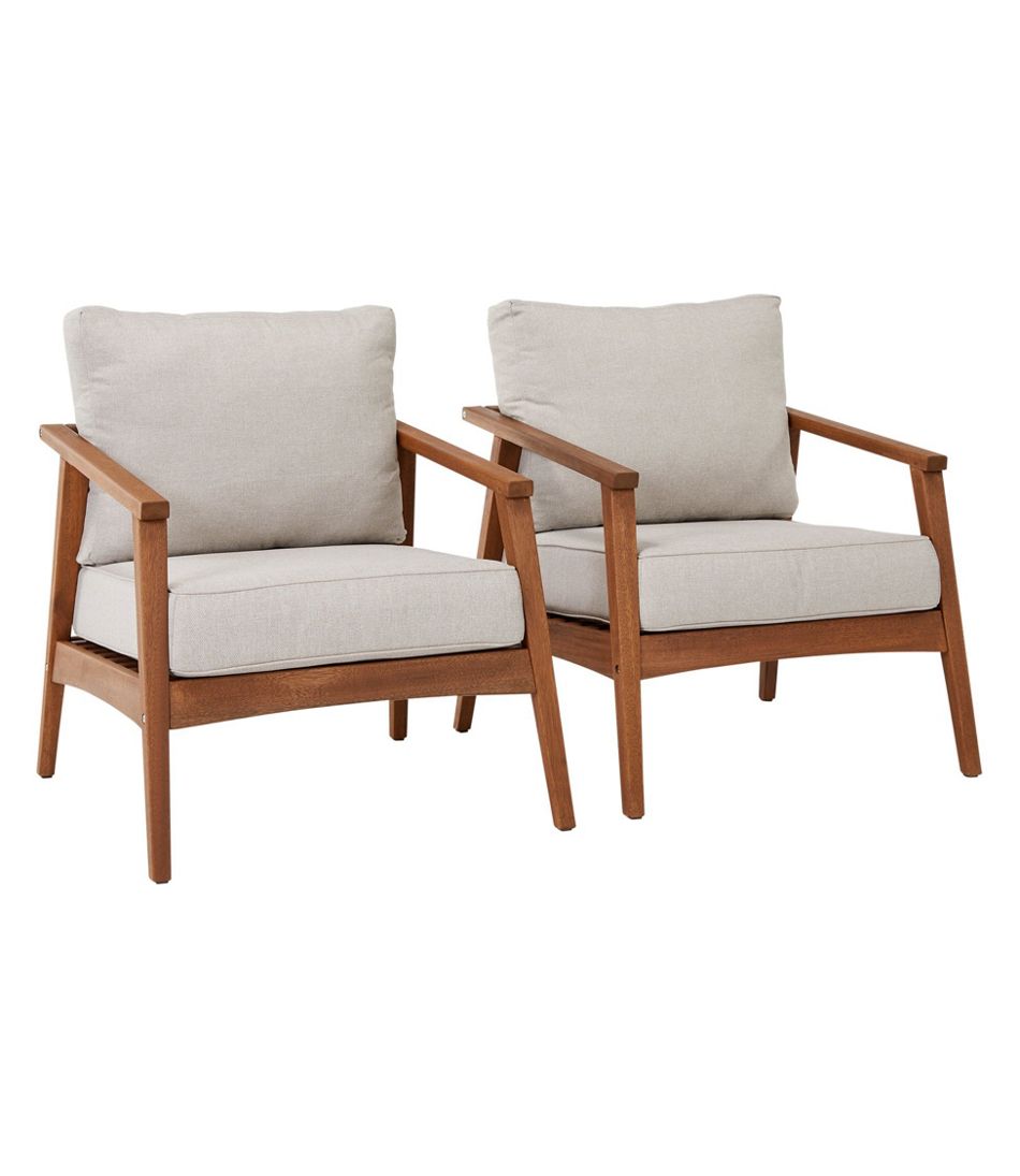 Eucalyptus Patio Chair, Set of Two | L.L.Bean outlet