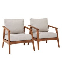 Eucalyptus Patio Chair, Set of Two | L.L.Bean outlet