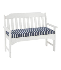 Casco Bay All-Weather Bench Cushion, Stripe | L.L.Bean on sale