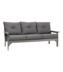 All-Weather Patio Sofa with Textured Cushion, Slate Gray | L.L.Bean sale
