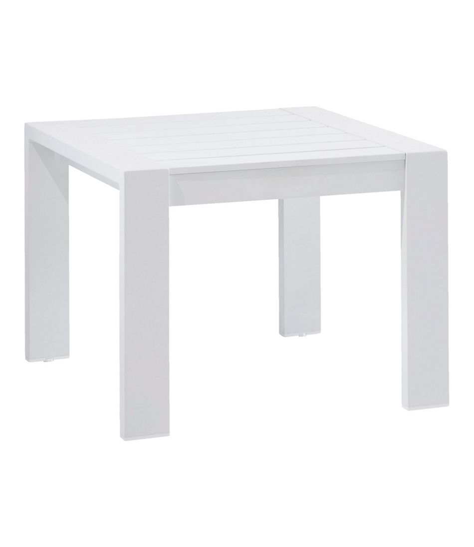 White Aluminum Deep Seating Side Table | L.L.Bean near me
