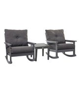 All-Weather Patio Rocker Set with Side Table, Slate Gray | L.L.Bean online
