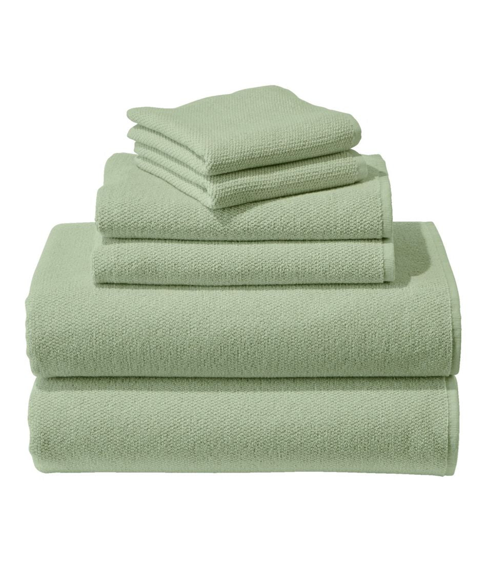 Organic Textured Cotton Towel Set | L.L.Bean on sale