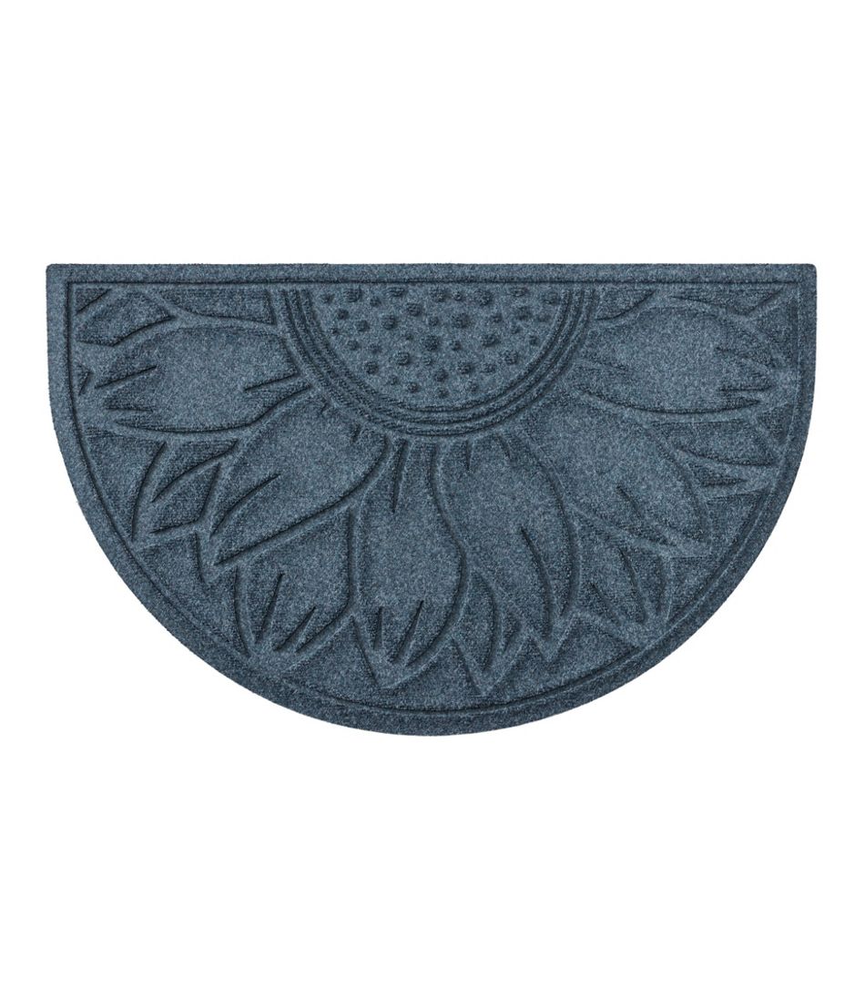 Everyspace Recycled Waterhog Doormat, Half Round, Sunflower | L.L.Bean sale