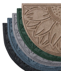 Everyspace Recycled Waterhog Doormat, Half Round, Sunflower | L.L.Bean sale