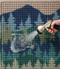 Printed Recycled Waterhog Doormat, Pine Trees | L.L.Bean near me