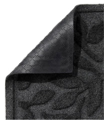 Heavyweight Recycled Waterhog Doormat, Half Round, Woodland Leaf | L.L.Bean on sale