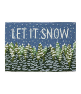 Indoor/Outdoor Vacationland Rug, Frosted Trees | L.L.Bean outlet