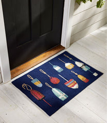 Indoor/Outdoor Vacationland Rug, Buoys | L.L.Bean on sale