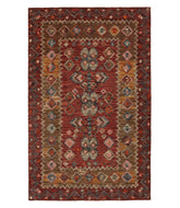 Double Border Wool Hooked Rug, Sienna Multi | L.L.Bean outlet