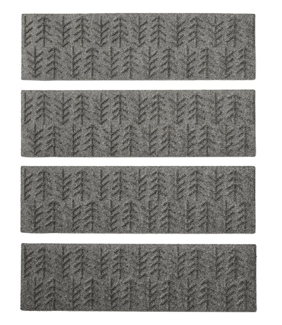 Everyspace Recycled Waterhog Mat, Stair Treads, Set of Four, Trees | L.L.Bean sale