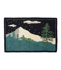 Wool Hooked Novelty Rug, Winter Woods | L.L.Bean for sale