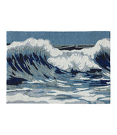 Indoor/Outdoor Vacationland Rug, Ocean Waves | L.L.Bean online