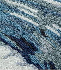Indoor/Outdoor Vacationland Rug, Ocean Waves | L.L.Bean online