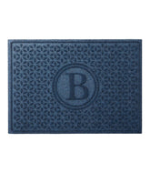 Heavyweight Recycled Waterhog Doormat, Blooming Circles, Personalized | L.L.Bean outlet
