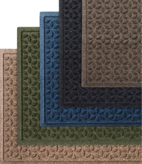 Heavyweight Recycled Waterhog Doormat, Blooming Circles, Personalized | L.L.Bean outlet