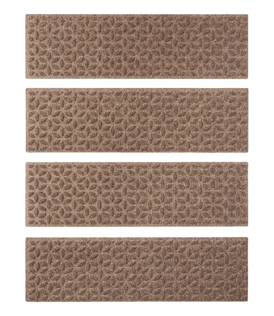 Heavyweight Waterhog Mat, Stair Treads, Set of Four, Blooming Circles | L.L.Bean for sale