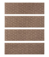 Heavyweight Waterhog Mat, Stair Treads, Set of Four, Blooming Circles | L.L.Bean for sale