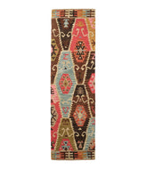 Rustic Geometric Wool Hooked Runner | L.L.Bean sale