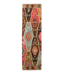 Rustic Geometric Wool Hooked Runner | L.L.Bean sale