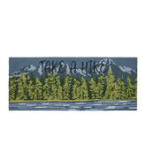 Indoor/Outdoor Vacationland Runner, Lakeside Mountain Scene | L.L.Bean outlet
