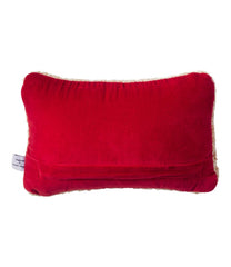 Wool Hooked Throw Pillow, Red Flake, 8" x 12" | L.L.Bean sale
