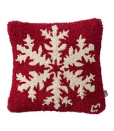 Wool Hooked Throw Pillow, Snowflake, 14" x 14" | L.L.Bean near me