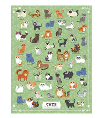 Illustrated Cats Puzzle, 500 Pieces | L.L.Bean online