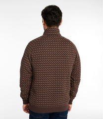 Men's Bean's Quilted Sweatshirt, Mockneck, Print | L.L.Bean on sale