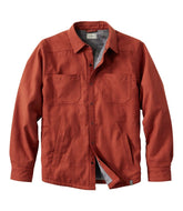 Men's Katahdin Performance Flannel Shirt-Jacket, Hi-Pile Fleece-Lined Solid | L.L.Bean near me