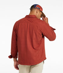 Men's Katahdin Performance Flannel Shirt-Jacket, Hi-Pile Fleece-Lined Solid | L.L.Bean near me