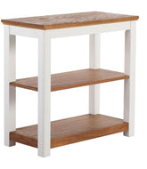 Painted Farmhouse Two-Shelf Console, Wood Top | L.L.Bean discount