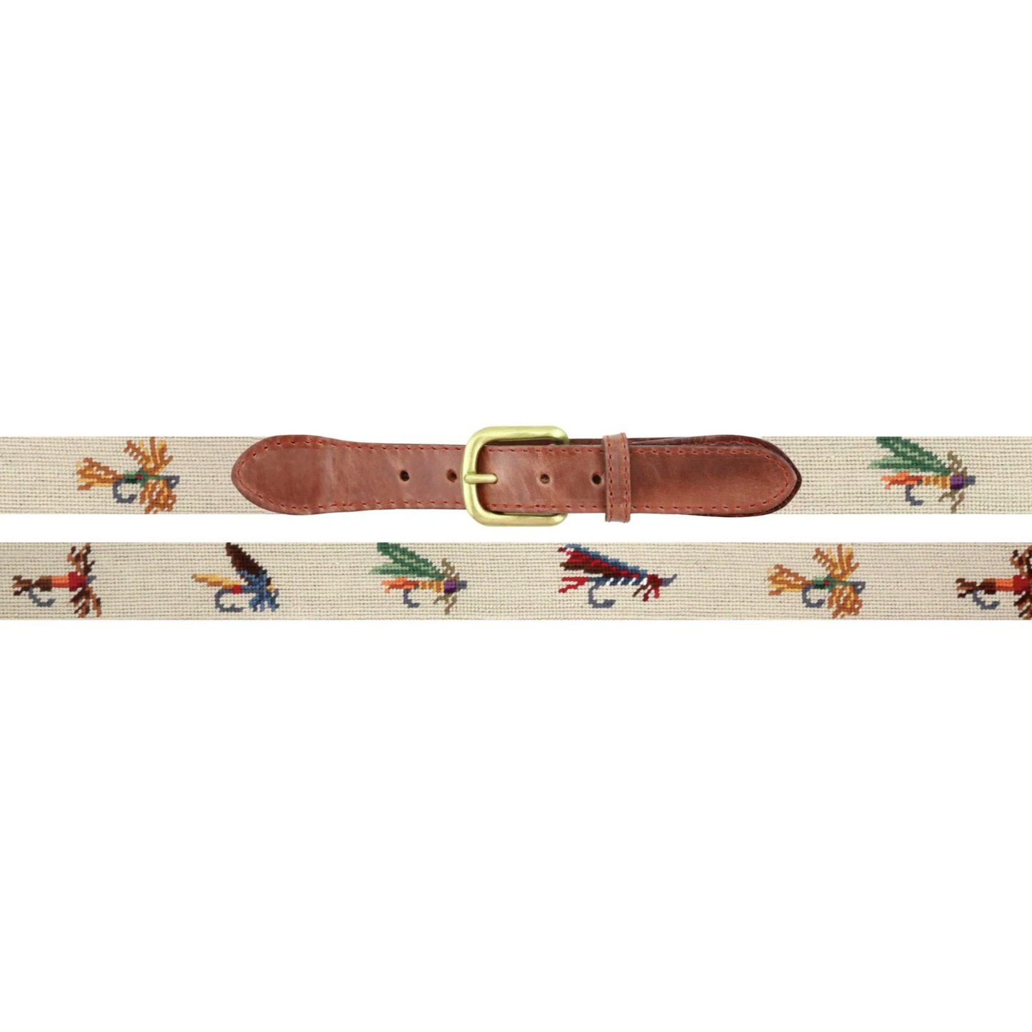 Duck Head Smathers & Branson Fishing Flies Belt - Light Khaki