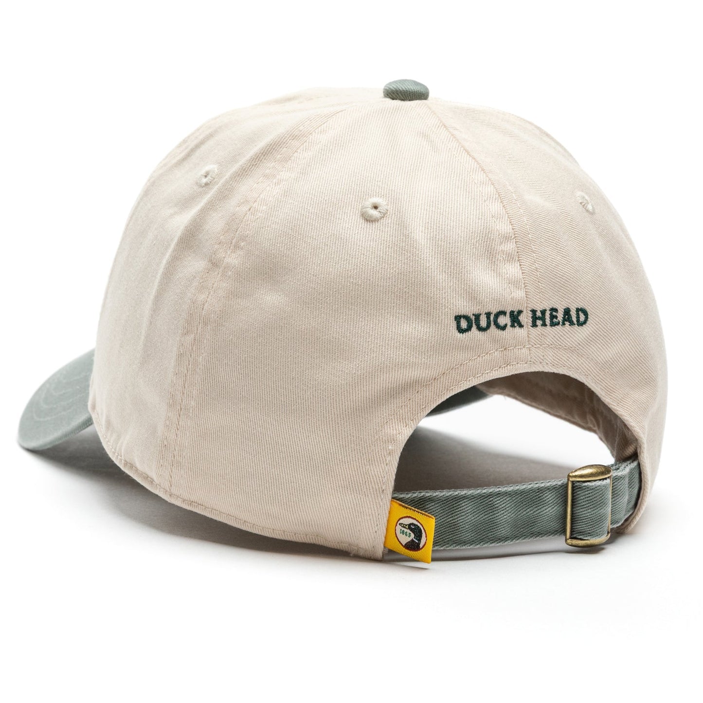 Duck Head Circle Patch Twill Hat - Cream