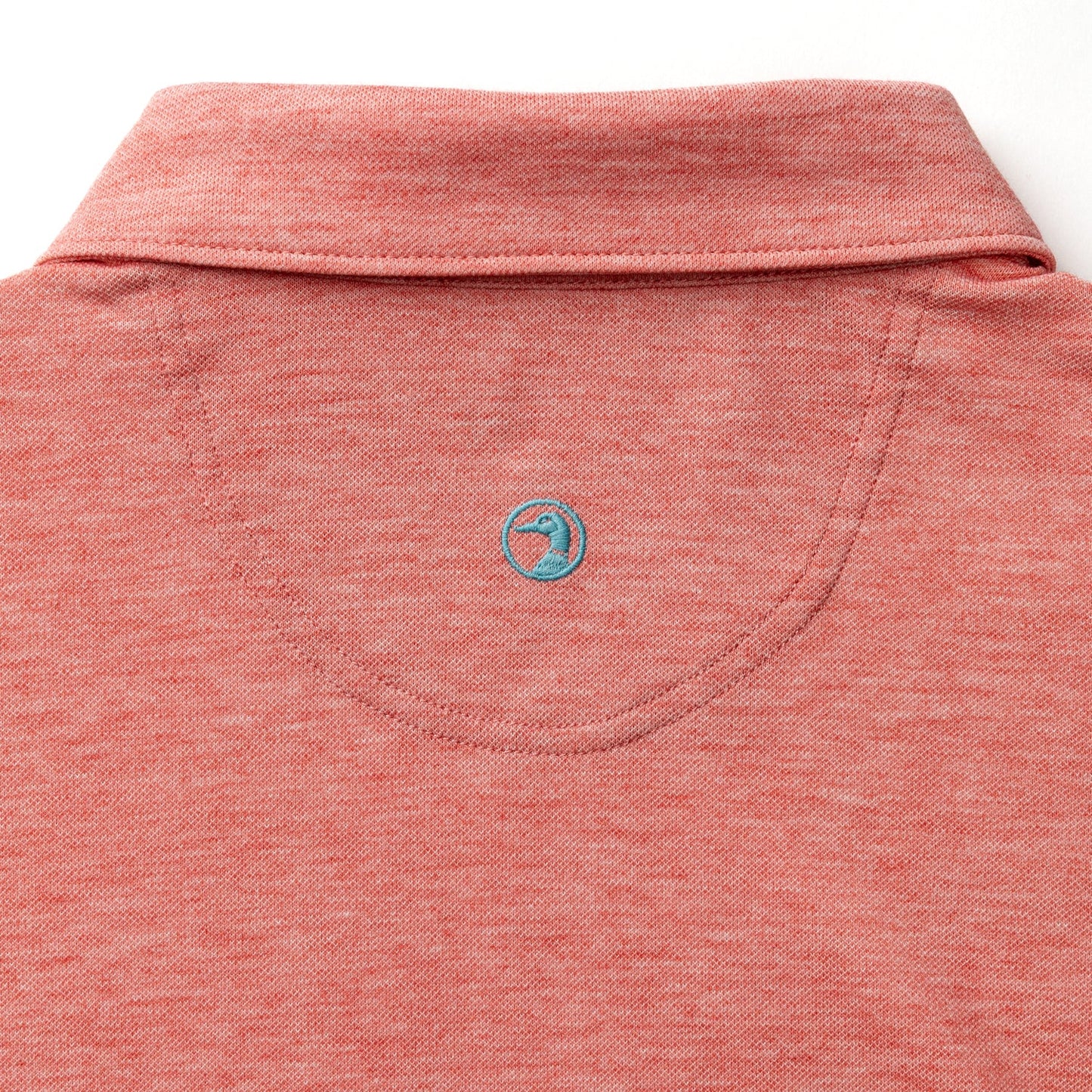 Duck Head Summerford Performance Pique Polo - Classic Red Heather